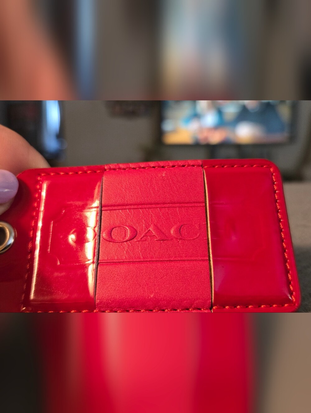 Coach Mixed Leather Red Tag - Picture 3 of 5